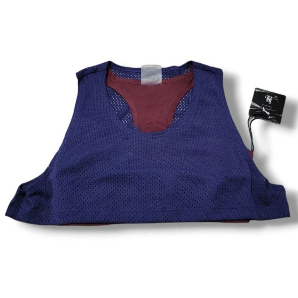 New Puma Sports Bra Size Small Puma X June Ambrose Dora Bra Crop Top Jersey Top